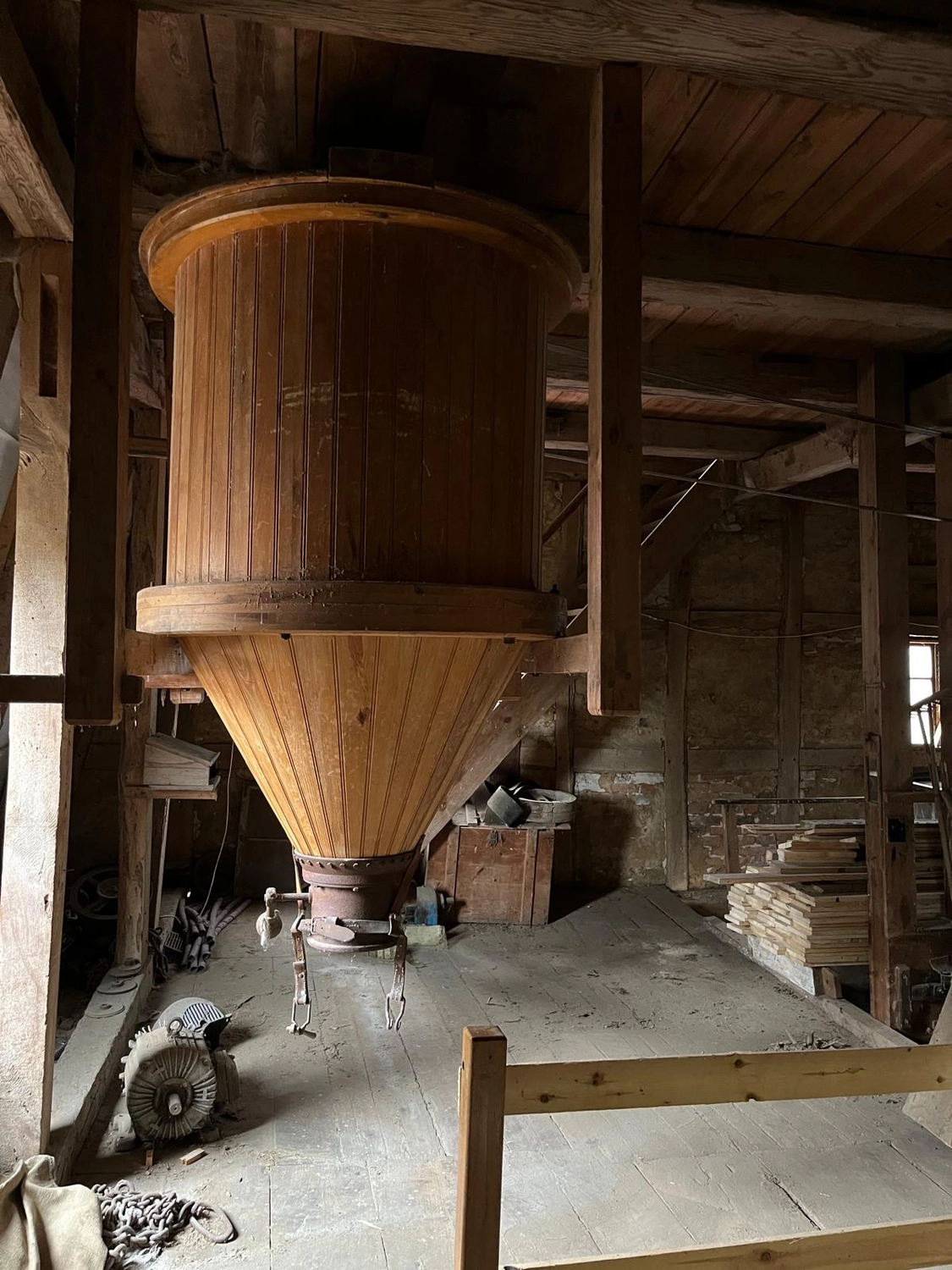 Hof Drögemühle - Landwirtschaft - Lagerung von Mais