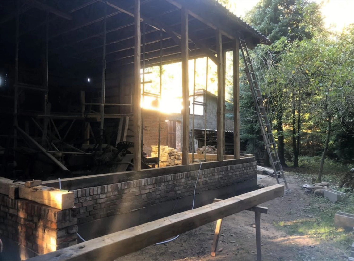 Hof Drögemühle - Landwirtschaft - Ausbau der alten Scheune