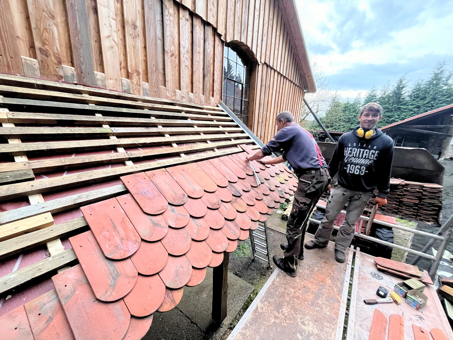 Hof Drögemühle - Landwirtschaft - Ausbau der alten Scheune